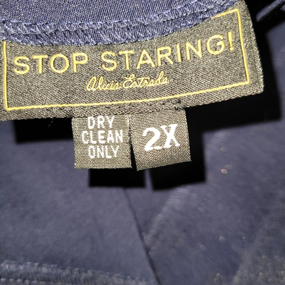 Stop Staring Pin up Dress 2x - Picture 6 of 8